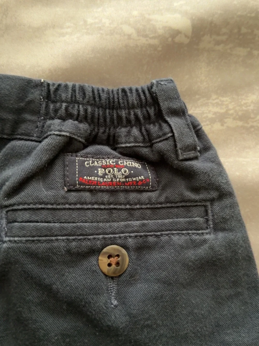 Ralph Lauren Kids Classic Chino Bottoms in Navy Blue